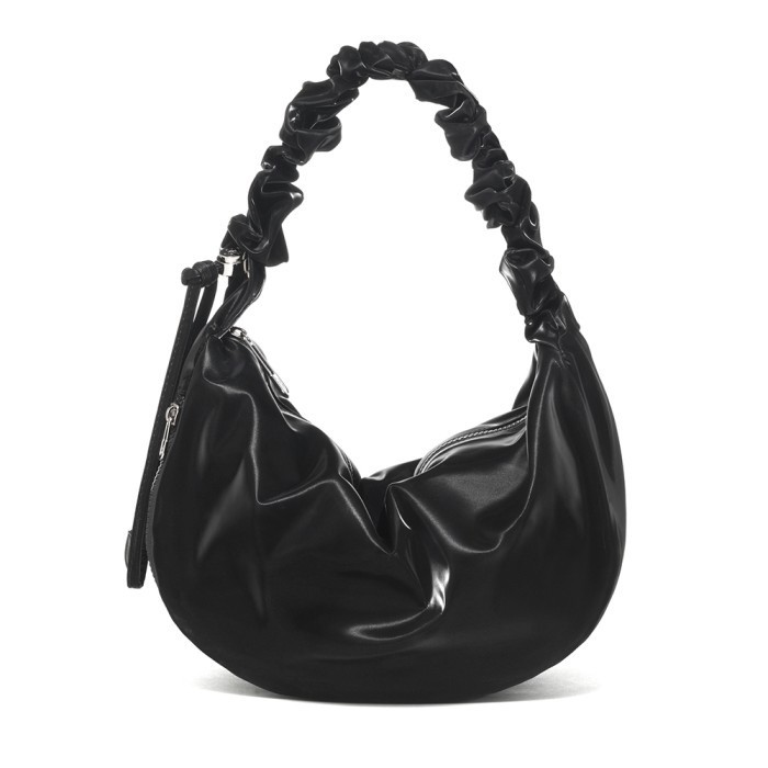 ✅New Carlyn Babe Bag Medium - Glossy Black Terbaru