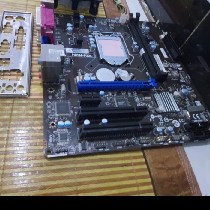 mobo wearnes msi h81m-p32l bonus fan 1155 ORI Intel