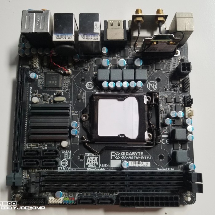 mobo Gigabyte GA-H97N-WIFI mini ITX soket 1150 Sata 3 dan USB 3