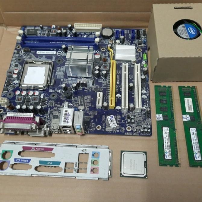  MOBO G41 DDR3 + PROC + FAN + RAM 2GB -