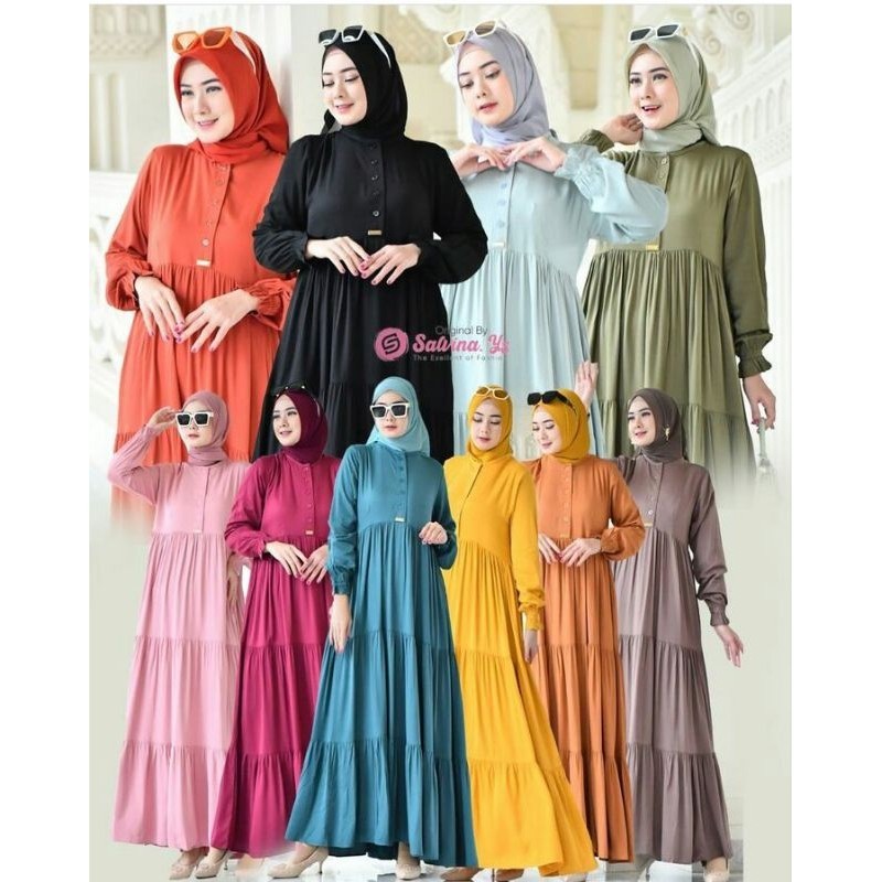 Gamis katun Basic by Salvina.ys