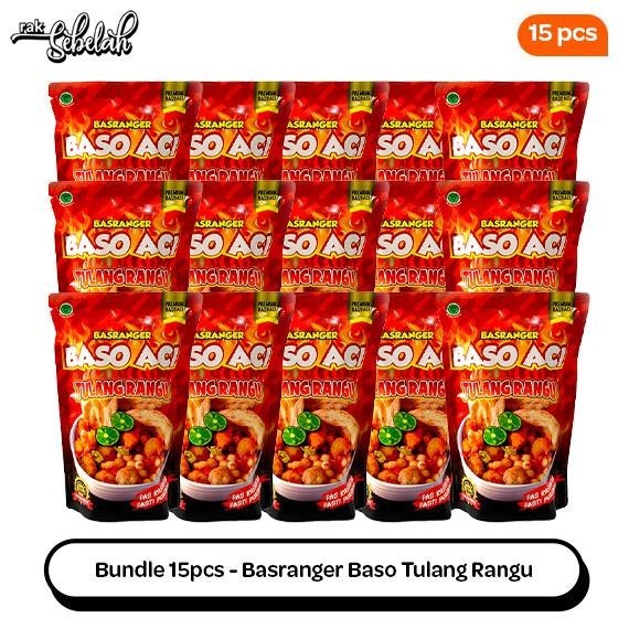 

Bundle 15pcs Basranger Baso Aci Tulang Rangu 200g Makanan Instan Pedas