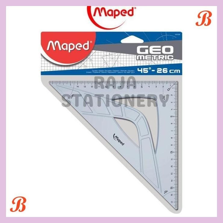

| KG | MAPED TRIANGULAR RULER 17CM 90 PENGGARIS MAPED SUDUT 45 26CM