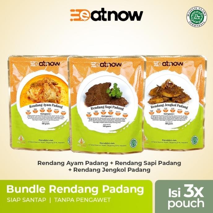 

EatNow Rendang Padang Bundle - Makanan Instan - Makana Siap Saji