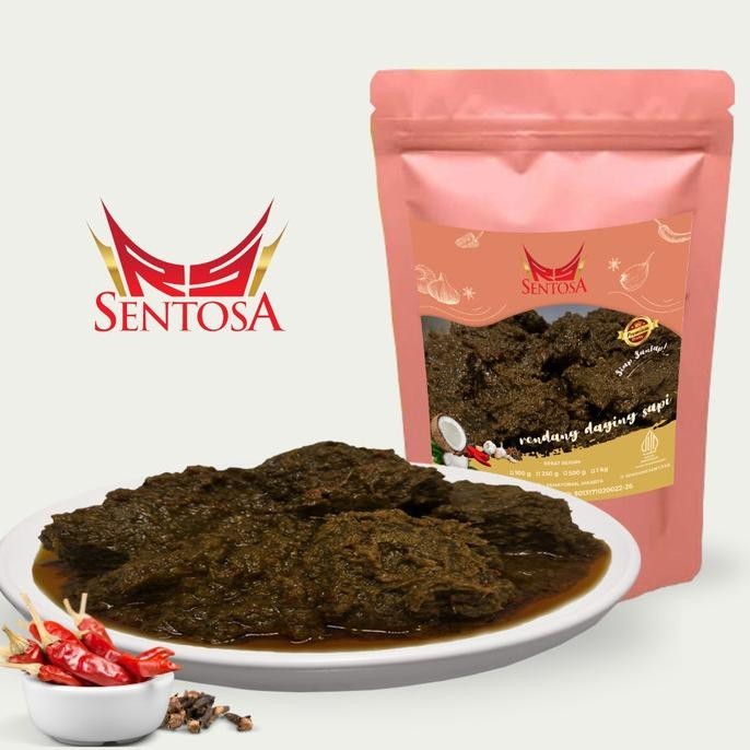 

Rendang Daging Sapi Makanan Instan Kemasan Lauk Siap Saji