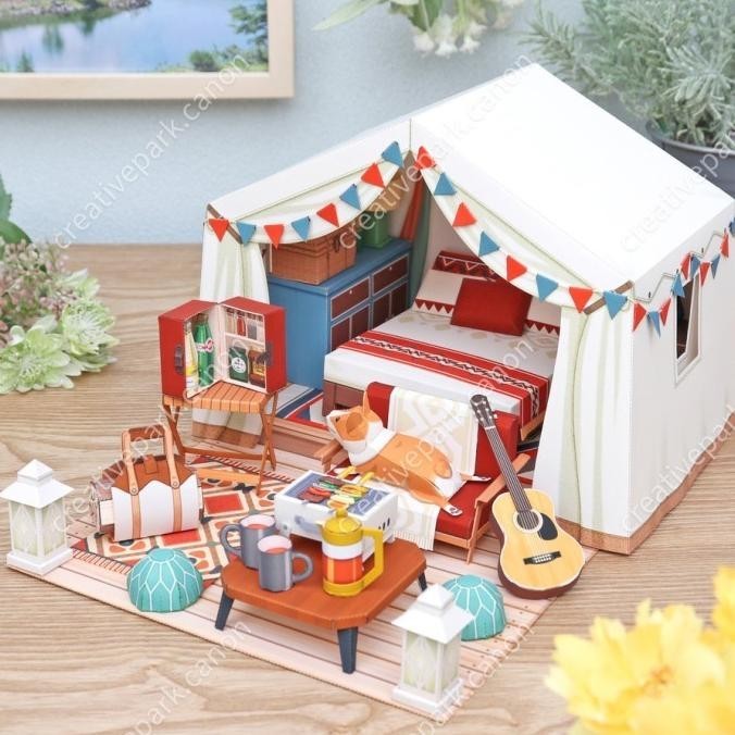 

Kerajinan Papercraft DIY Diorama Glamping