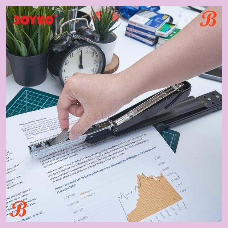 

| KG | STAPLER JOYKO JILID STEPLES HEKTER STEPLER JILID TENGAH BUKU HD-35LA