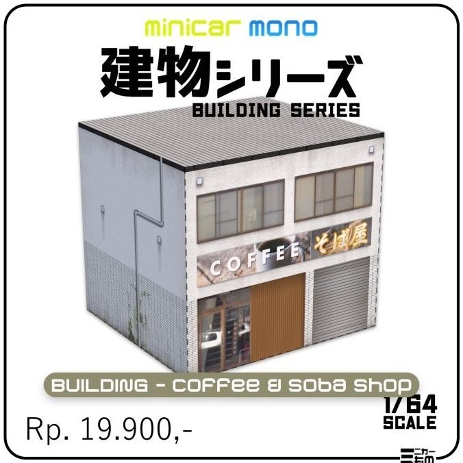 

Diorama Papercraft Building -Coffee & Soba Shop-