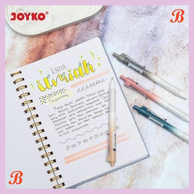 

| KG | JOYKO GEL PEN 0.5 BLACK PEN PULPEN JOYKO CETEK HITAM GP-370 SET [4PCS]