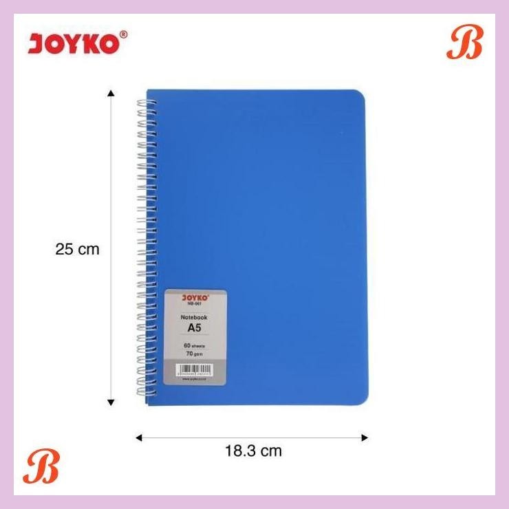 

| KG | JOYKO NOTEBOOK A5 SPIRAL BUKU TULIS JOYKO A5 CATATAN NB-661 [48PCS]