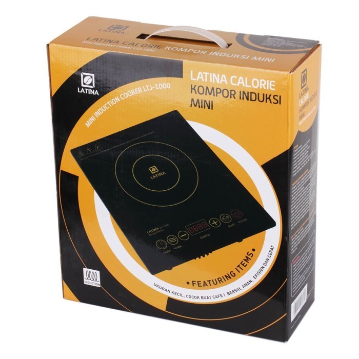[New] Kompor Induksi 20X25Cm 100-1000 Watt Latina Mini Induction Heater Terbaru