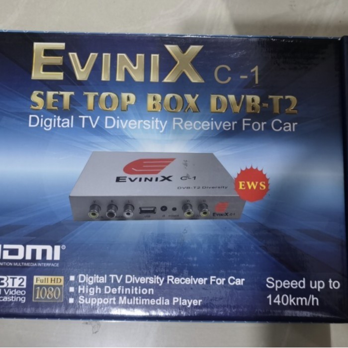[New] Set Top Box Dvb T2 Digital Evinix Khusus Mobil Diskon