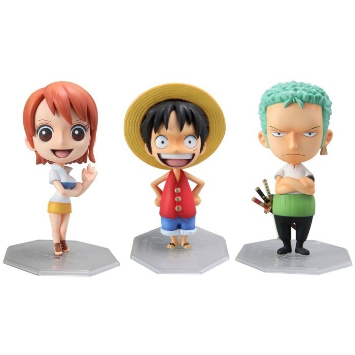 [Ori] Toys Megahouse Pop Excellent Model Mild Set - Nami Luffy  Zoro Limited