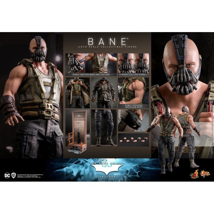 [Ori] Dp Hot Toys Bane Batman The Dark Knight Mms 689 Terbatas