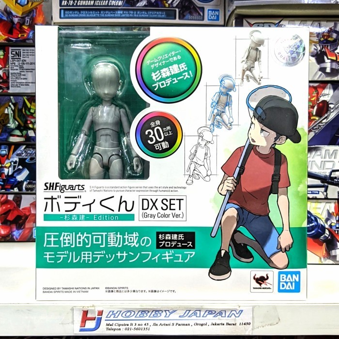[Ori] Shf Dx Body Kun Ken Sugimori Dx Set Gray Color Ver Diskon