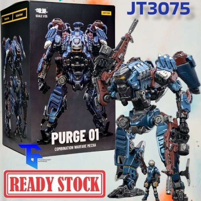 [Ori] Joytoy 1/25 Purge 01 Combination Warfare Mecha Blue Jt3075 - Joy Toy Terbaru