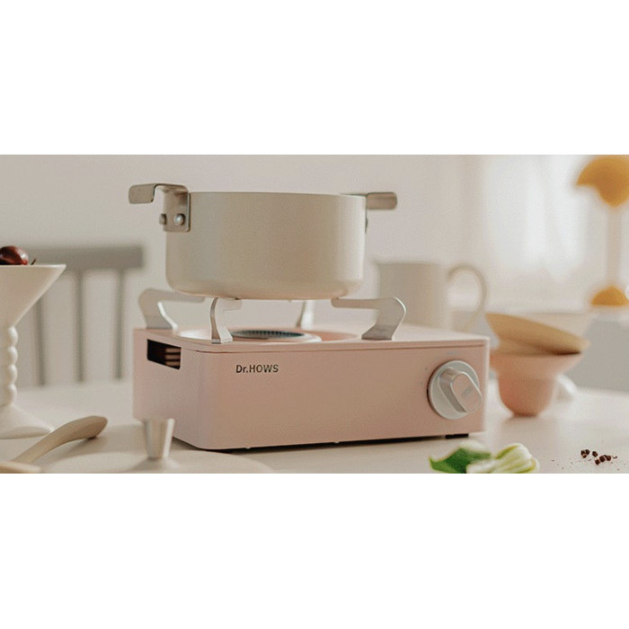 [New] Dr Hows Twinkle Mini Stove - Kompor Gas Portable Korea - Pink Berkualitas
