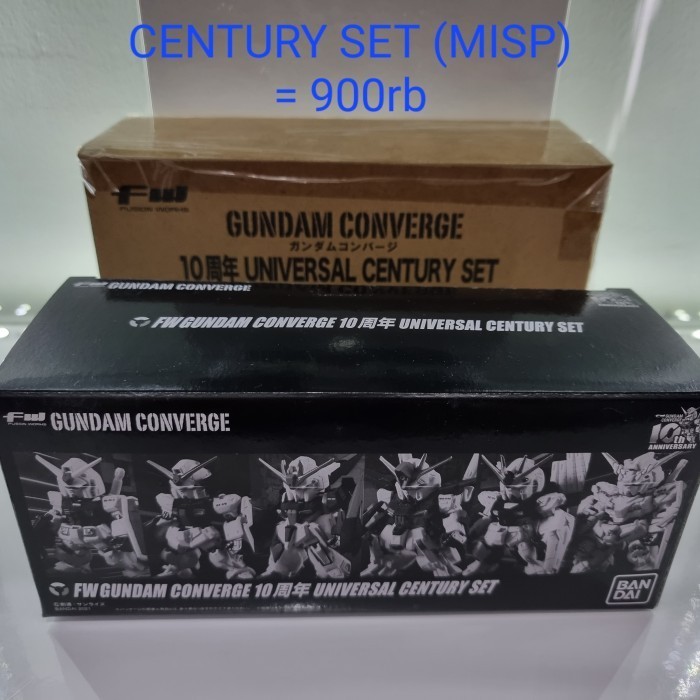 [Original] Fw Converge Gundam 10Th Anniversary Universal Century Set Diskon