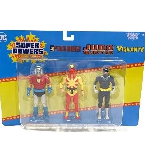 [Ori] Mcfarlane Dc Super Powers 3Pack Peacemaker Judi Master And Vigillante Diskon
