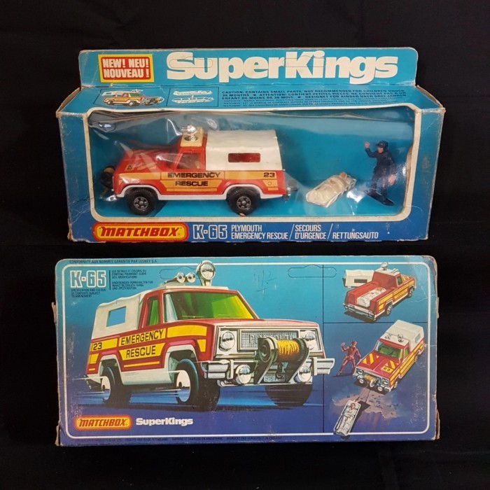 [Original] Matchbox Super Kings K65 Plymouth Emergency Rescue Berkualitas