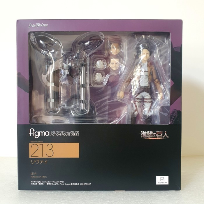 [Original] Figma 23 Levi Attack On Titan Reissue Shingeki No Kyojin Terbatas