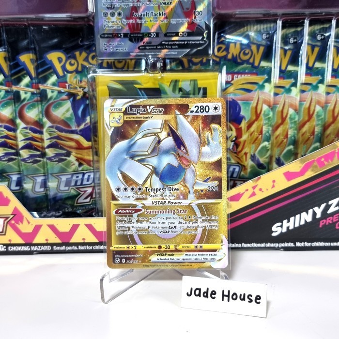 ✅Baru Lugia Vstar 211/195 Silver Tempest - Kartu Pokmemon Tcg English Berkualitas