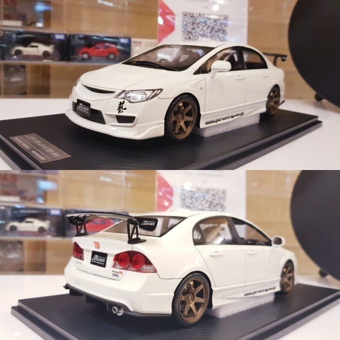 [Original] 1:18 One Model Honda Civic Fd2 J'S Racing Berkualitas