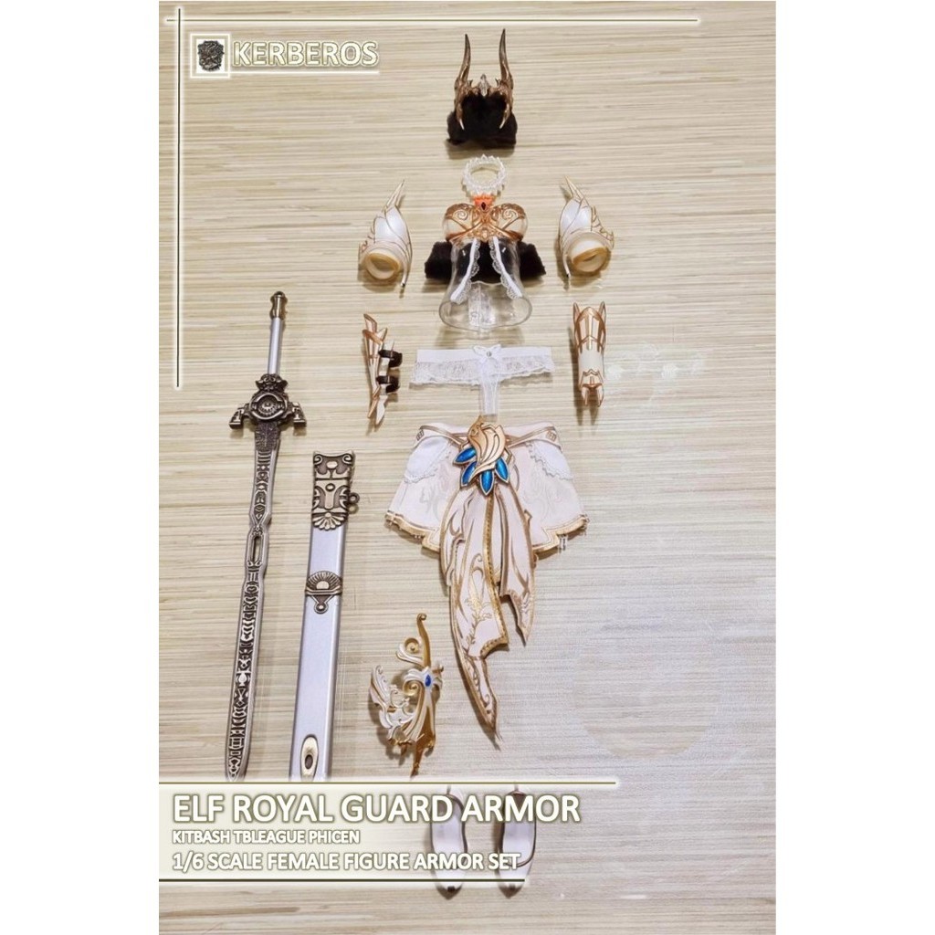 [Original] Kitbash Tbleague Phicen Elf Royal Guard Female Figure Armor 1/6 New Limited