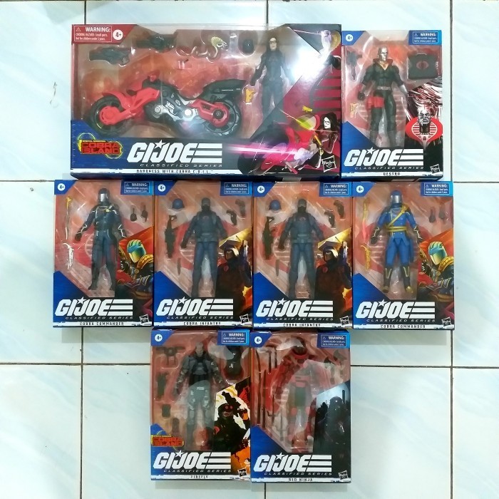 [Ori] Gi Joe Classified Cobra Set Terbaru
