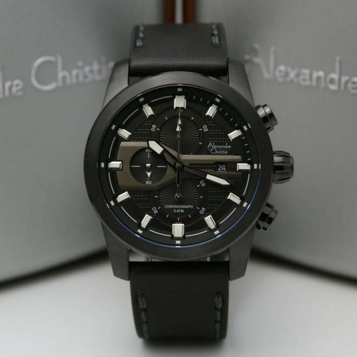 ✅New Alexandre Christie 6562/6572 Black Full Original Berkualitas