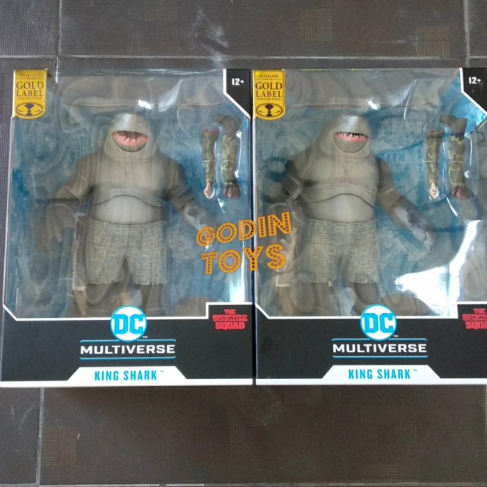 [Original] Mcfarlane King Shark Suicide Squad Dc Multiverse Terbatas
