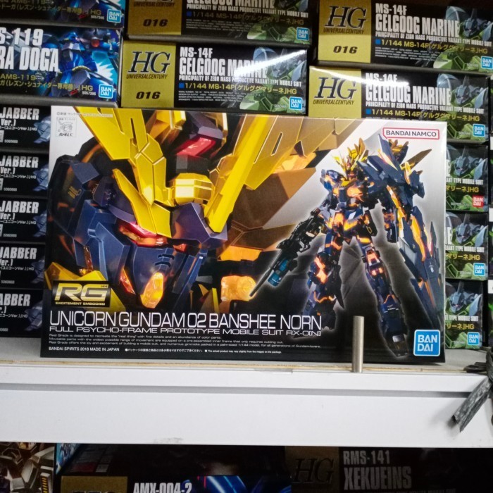 [Original] Gundam Rg Unicorn 02 Banshee Norn 25888/61621 Berkualitas