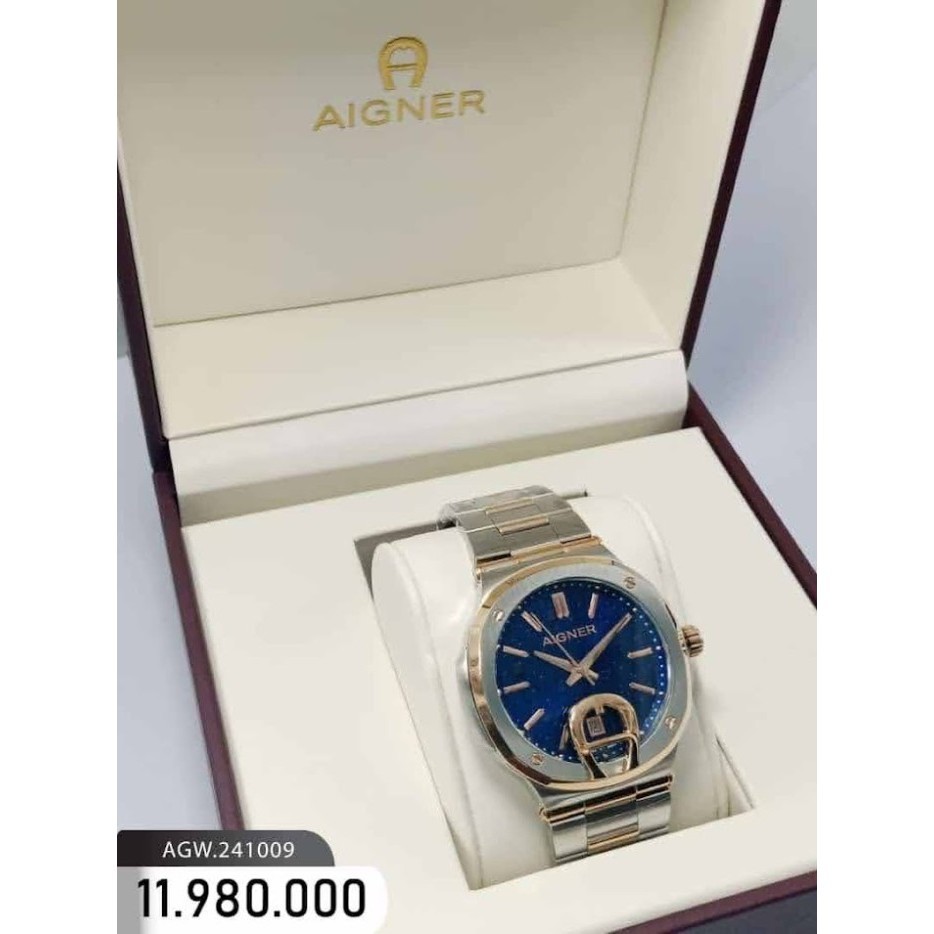 ✅New Jam Tangan Pria Aigner Agw241009 Taviano 2 Stainless Steel Terbaru