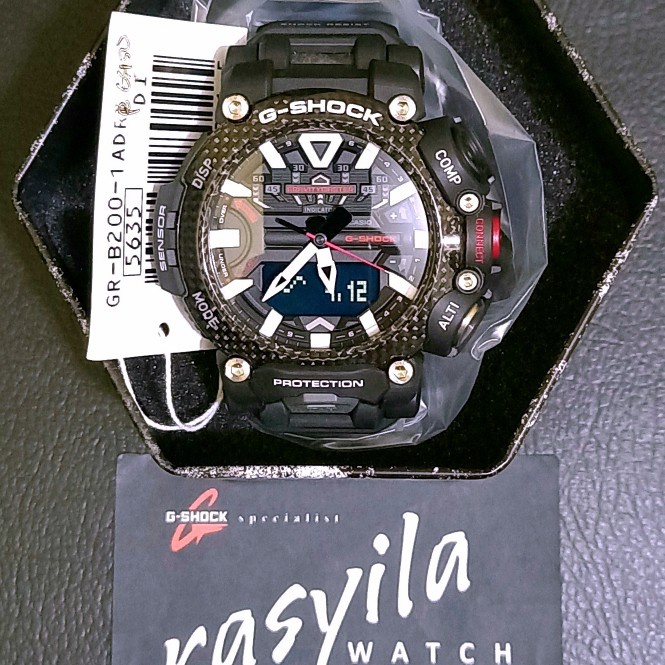 ✅New Ori Casio G-Shock Gshock Gr-B200 / Grb200 - 1Adr Gravitymaster Berkualitas