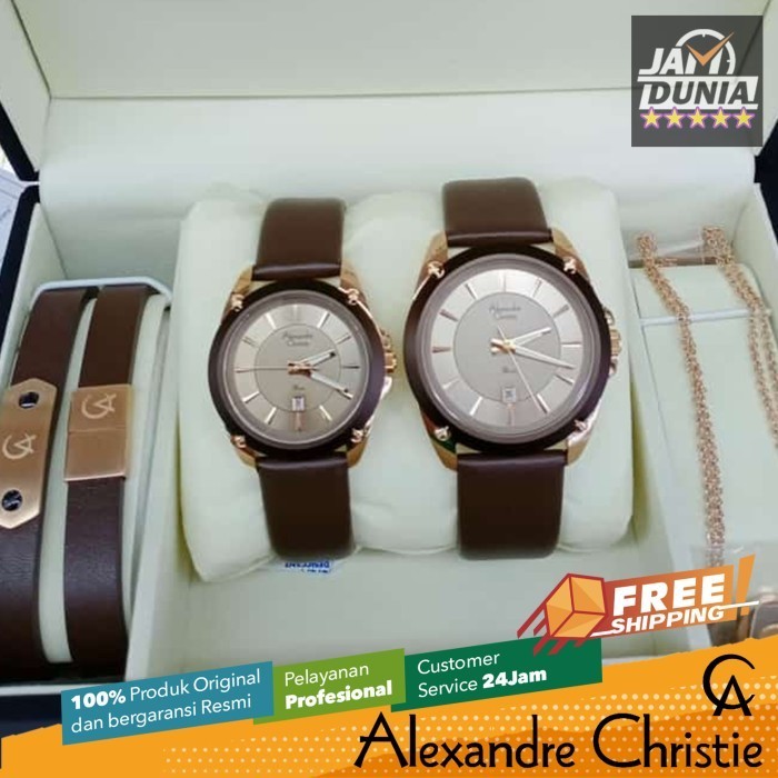 ✅New Ori Jam Tangan Alexandre Christie Pria Original 8667 M2 Ac8667M2 Ng Diskon