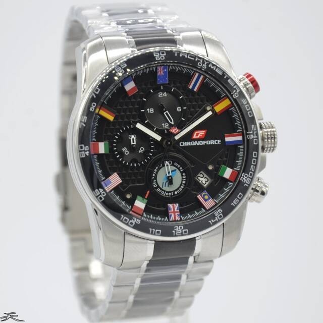 ✅New Jam Tangan Pria Original Chronoforce 5265Msb Diskon