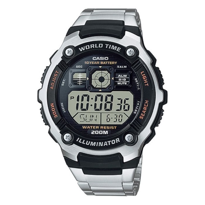 ✅New Casio Digital Men'S Ae-2000Wd-1Av / Ae2000Wd Original  Bergaransi Limited