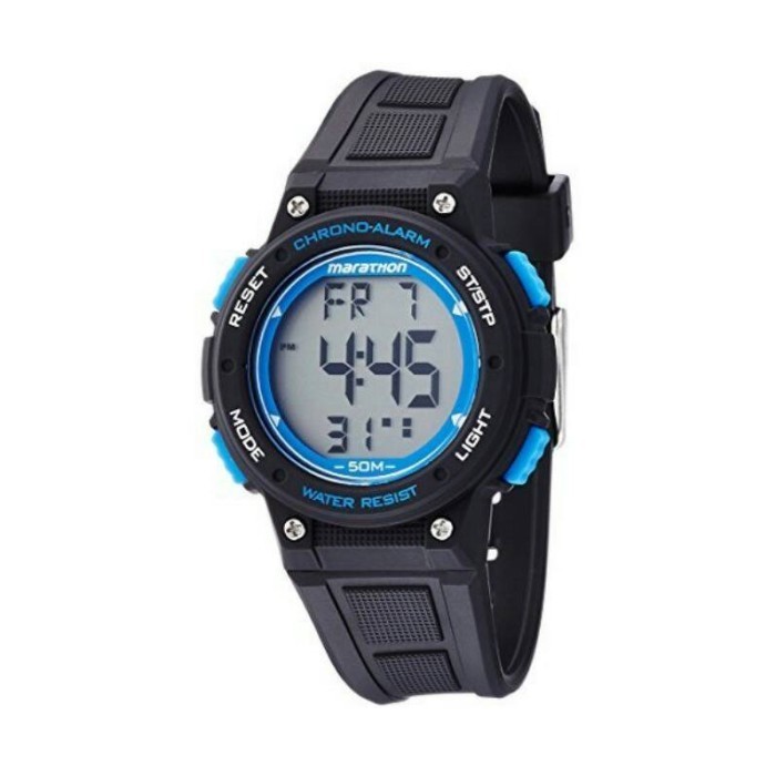 Jam Tangan Timex Marathon TW5K84800 Digital Chronograph Resin Strap