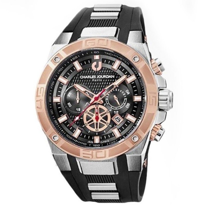 ✅New Ori Jam Tangan Charles Jourdan Original Cj1013 1372Cc Jam Tangan Pria La Berkualitas