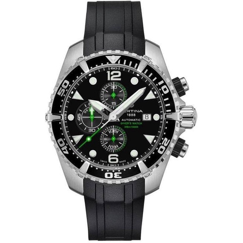 ✅Original Certina Watch Ds Action Chrono Diver C032.427.17.051.00 Terbaru