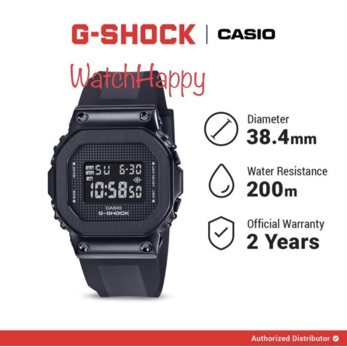 ✅Original Casio G-Shock Gm-S5600Sb-1Dr / Gm-S5600Sb-1 Full Digital Best Original Terbaru