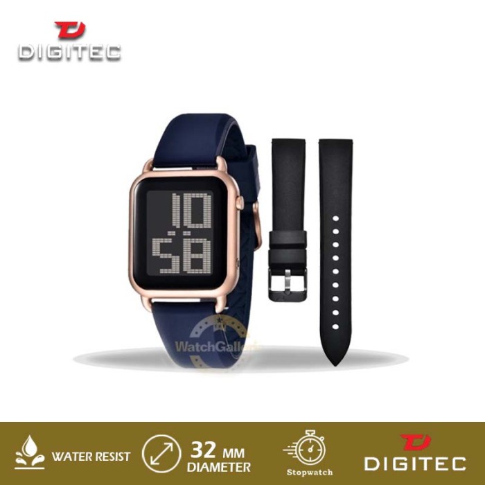 ✅Original Jam Tangan Digitec Mdg6090T Mdg-6090T Extra Strap Rbl-4B Diskon