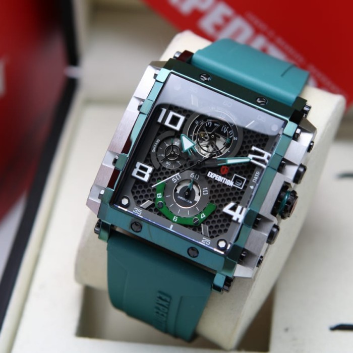 ✅Original Jam Tangan Pria Expedition E6757 E 6757 Green Tosca Original Terbatas