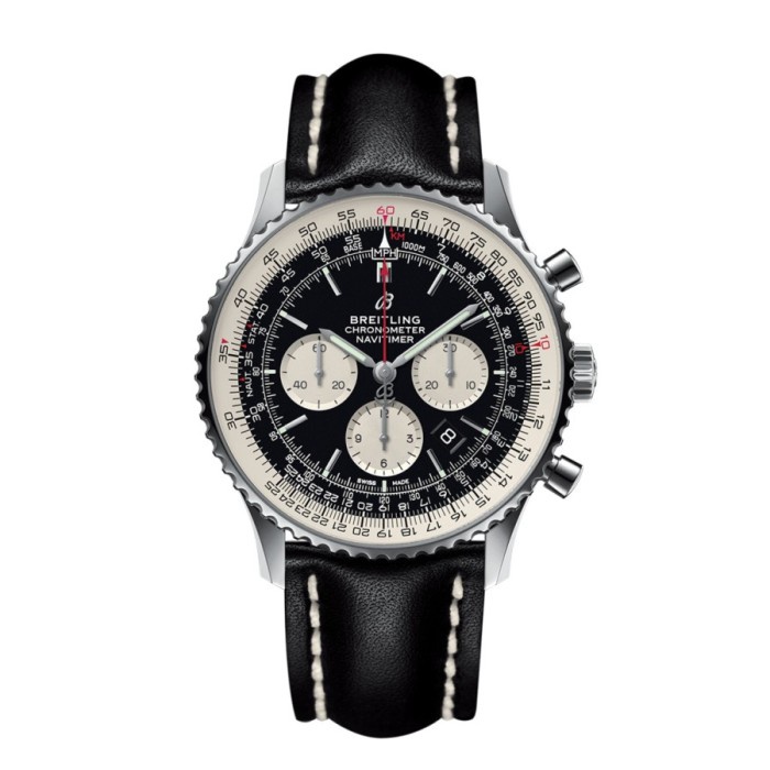 ✅Original Breitling Navitimer B01 Chronograph 43Mm Ab0121211B1X1 Berkualitas
