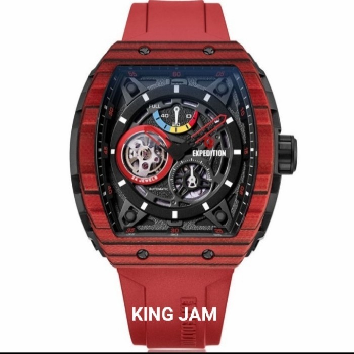 ✅Ready Jam Tangan Pria Expedition E 6782 Automatic Carbon Limited Edition Terbaru