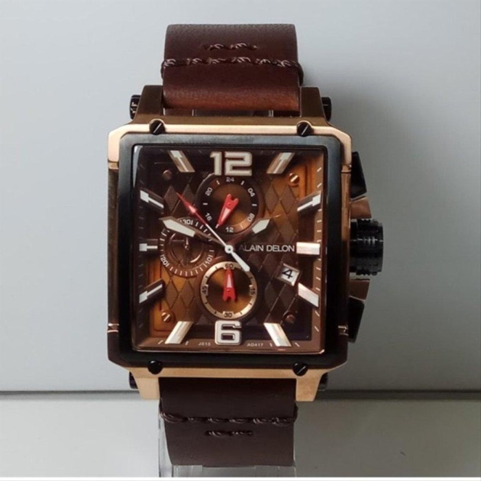 ✅Original Jam Tangan Pria Original Alain Delon Ad417-1545C Terbatas