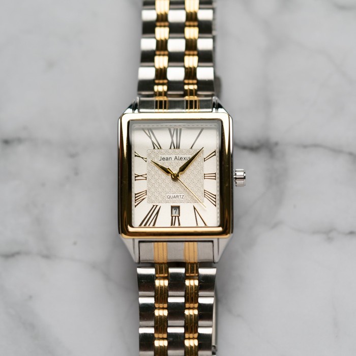 ✅Ready Jam Tangan Pria Jean Alexis Wilmer Gkt Ja123 White Dial 32Mm Berkualitas