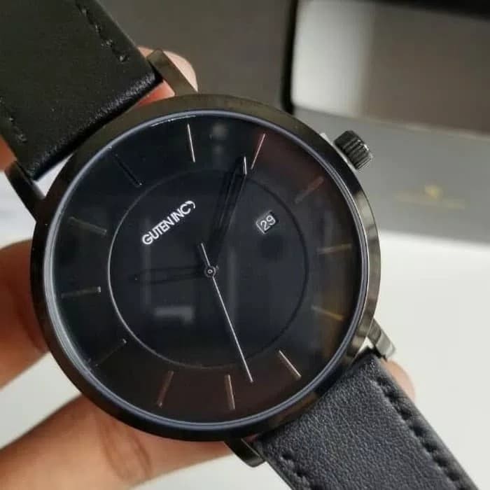 ✅Sale Guten Inc Sincere 3.0 All Black Japan Jam Tangan Pria Original Terbaru