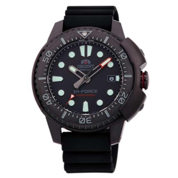 ✅Original Jam Tangan Pria Orient Ra-Ac0L03B00B M-Force Stealth Black Diskon