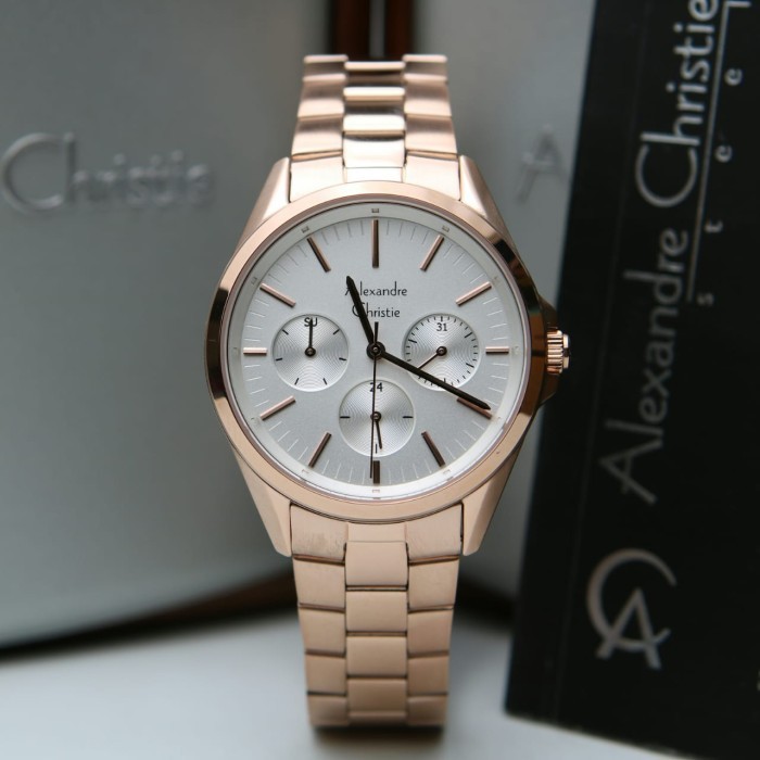 ✅Sale Alexandre Christie Wanita Ac2890 / Ac 2890 Rosegold Original Terbatas